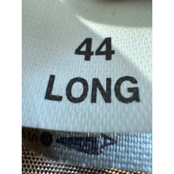 Men's H. John's tweed Overcoat Suit jacket44L/ cuffed pants W36x30L black Brown - Picture 9 of 13